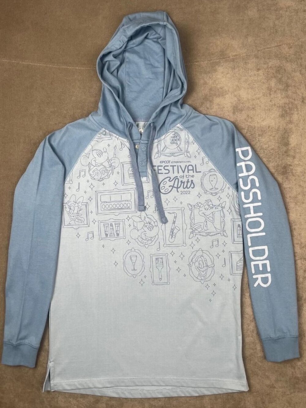 Disney Passholder EPCOT Festival of Arts 2022 Hoodie Men's S